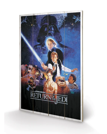 STAR WARS - Impression sur Bois 40X59 - Return of the Jedi
