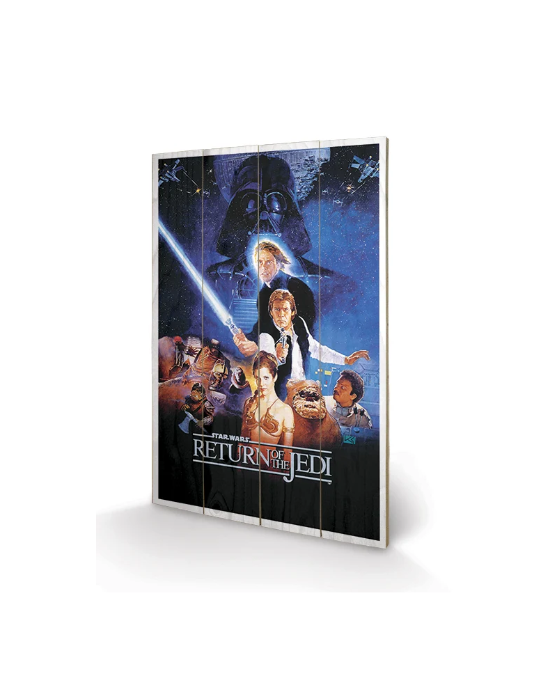 STAR WARS - Impression sur Bois 40X59 - Return of the Jedi