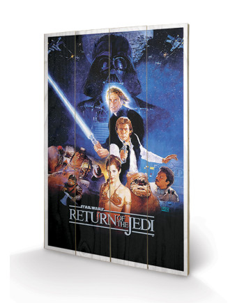 STAR WARS - Impression sur Bois 40X59 - Return of the Jedi