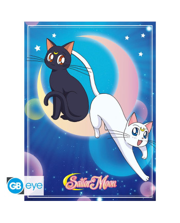 SAILOR MOON - Sailor Moon & Cats - Set 2 posters '52x38'