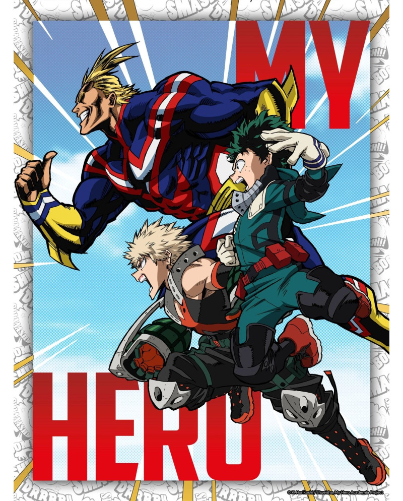 MY HERO ACADEMIA - Deku, Bakugo & All Might - Golden Poster 30x40cm