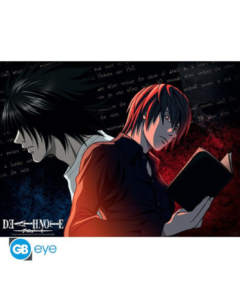 DEATH NOTE - L VS Light & Misa - Set 2 posters '52x38'