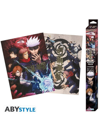 JUJUTSU KAISEN - Group and schools - Set 2 posters '52x38'