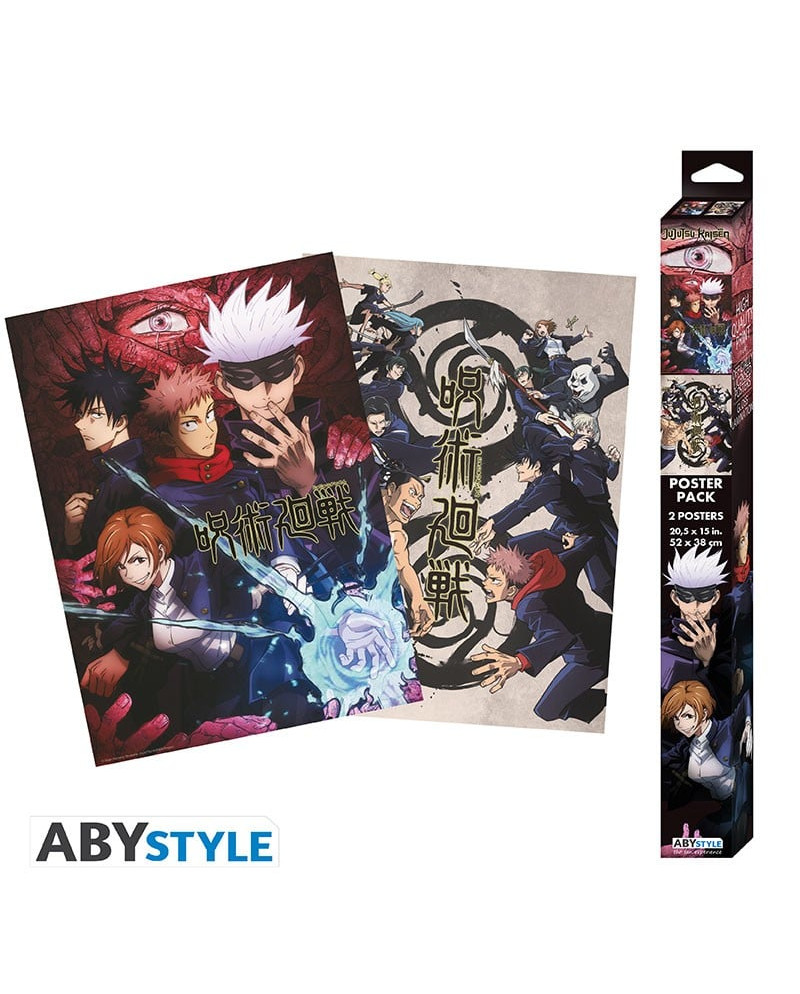 JUJUTSU KAISEN - Group and schools - Set 2 posters '52x38'