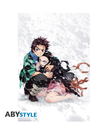 DEMON SLAYER - Tanjiro & Nezuko Snow - Poster 91x61cm