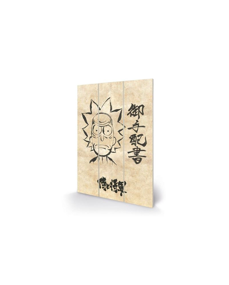 RICK & MORTY - Wanted - Wood Print 20x29.5cm
