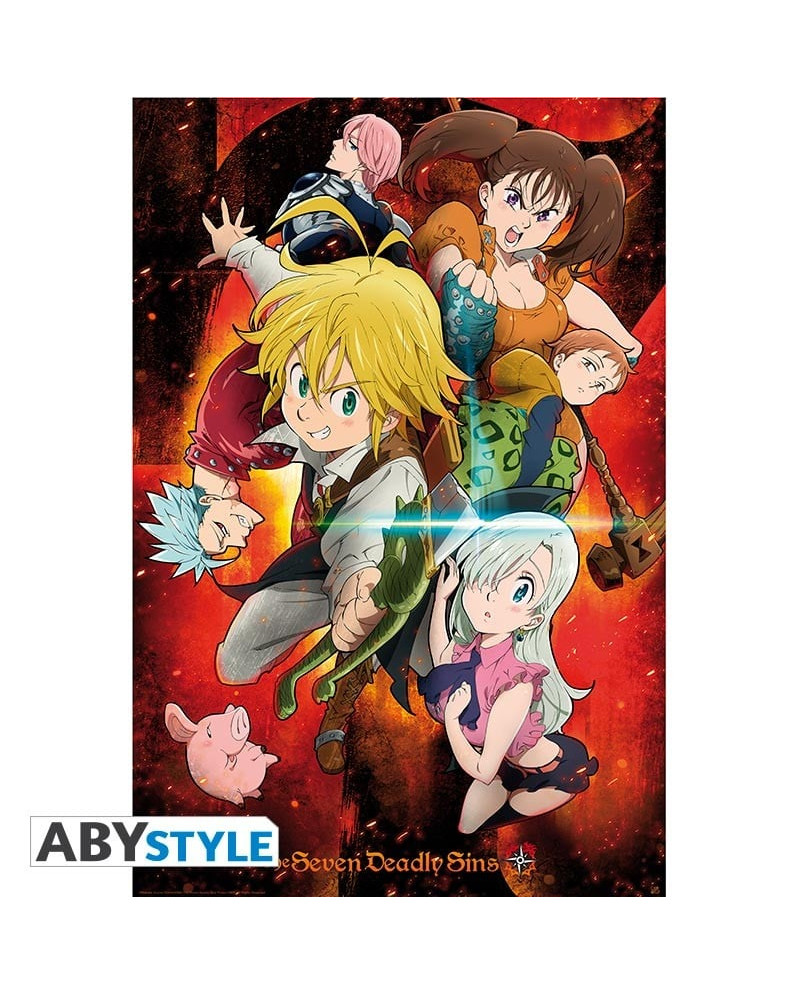 SEVEN DEADLY SINS - Characters - Poster '91x61cm'