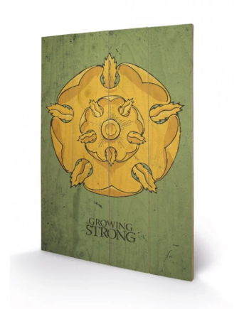 GAME OF THRONES - Printing on wood 40X59 - Tyrell