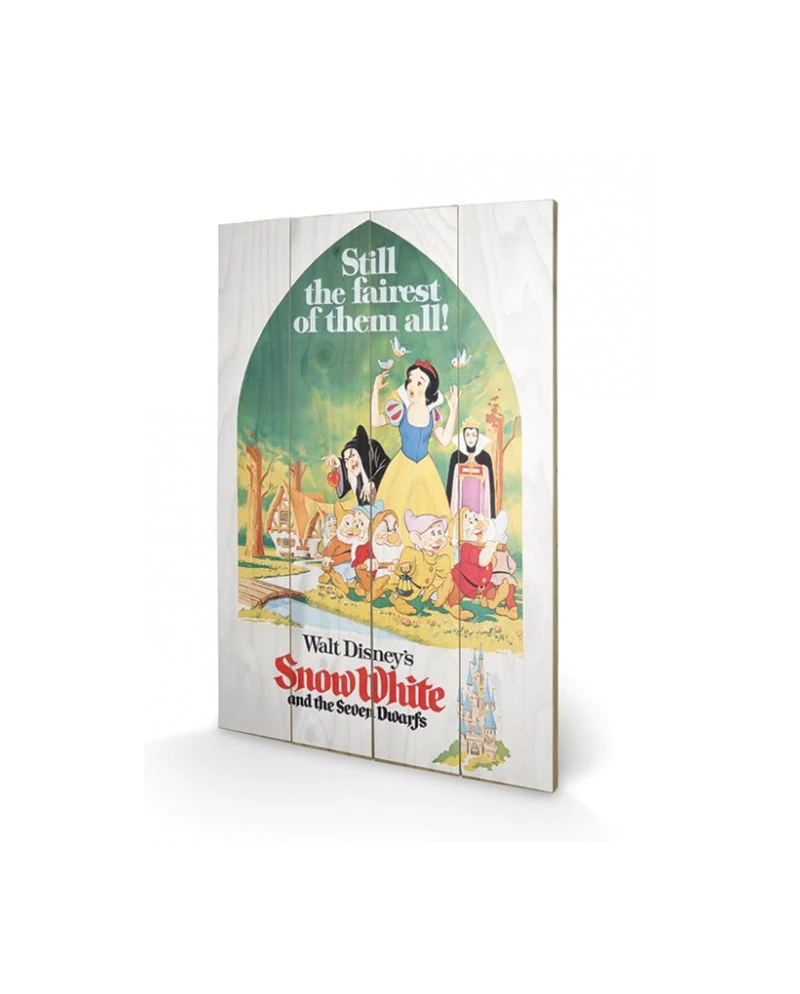 DISNEY - Printing on wood 40X59 - Snow White Still the Faires
