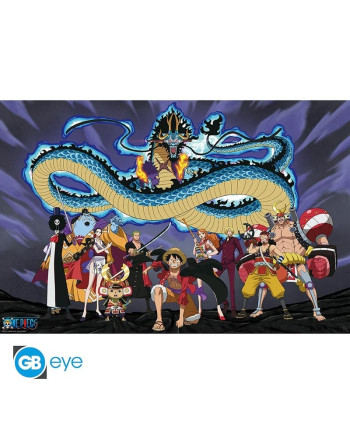 ONE PIECE - The crew against Kaido - Poster 91x61cm