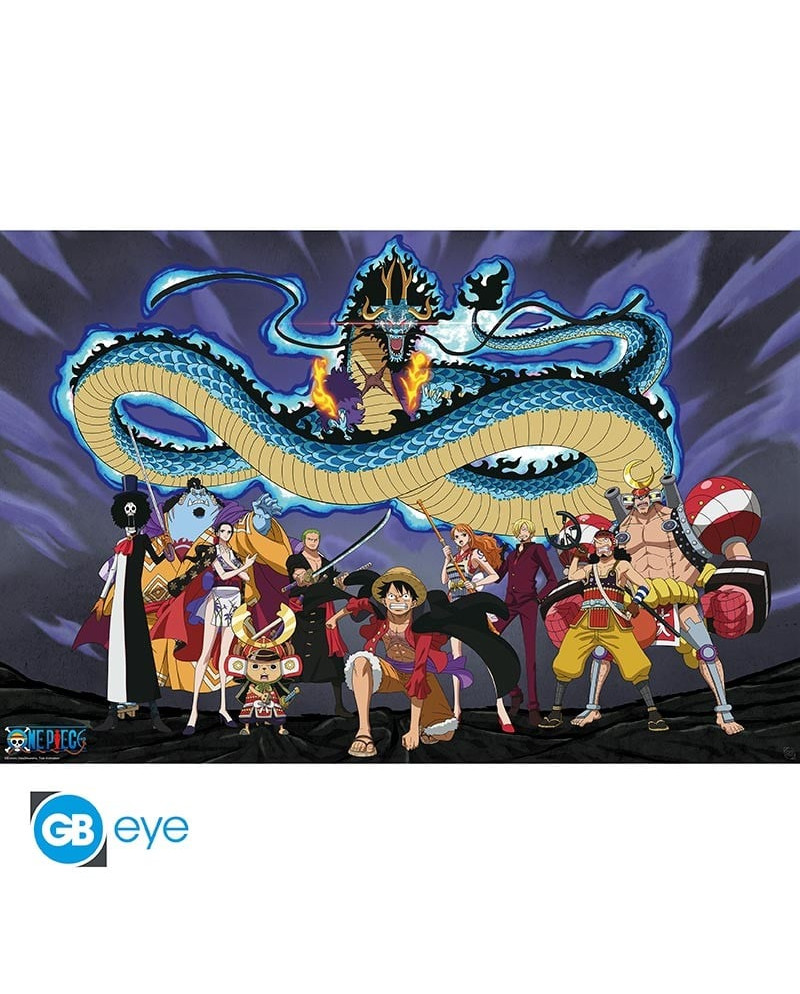 ONE PIECE - The crew against Kaido - Poster 91x61cm