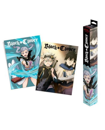 BLACK CLOVER - Set of 2 Mini Posters 38x52cm
