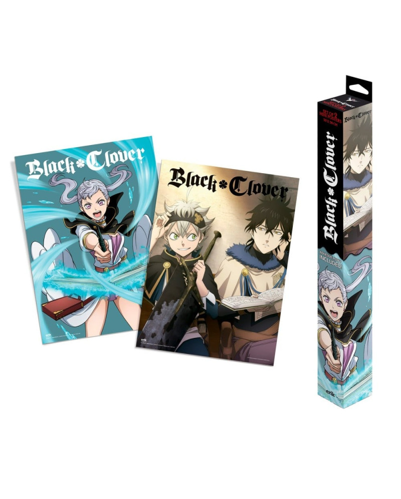 BLACK CLOVER - Set of 2 Mini Posters 38x52cm