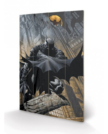 BATMAN - Printing on wood 40X59 - Night Watch