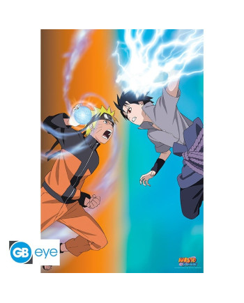NARUTO SHIPPUDEN - Naruto VS Sasuke - Poster 91x61cm