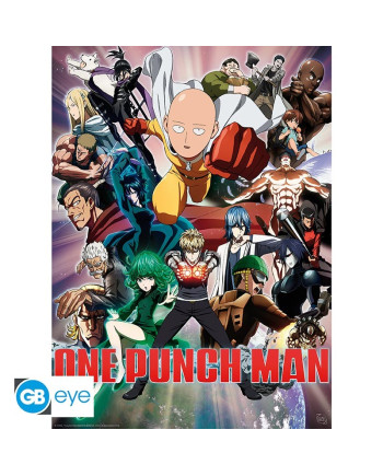 ONE PUNCH MAN - Saitama & Genos - Set 2 posters '52x38'