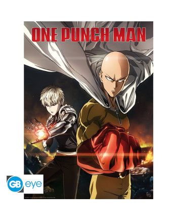 ONE PUNCH MAN - Saitama & Genos - Set 2 posters '52x38'
