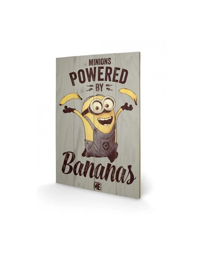 MINIONS - Printing on wood 40X59 - Powered By Bananas
