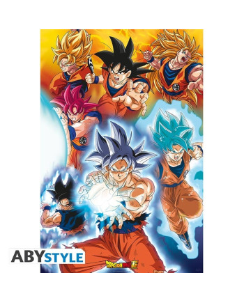 DRAGON  BALL SUPER - Transformations - Poster 91x61cm