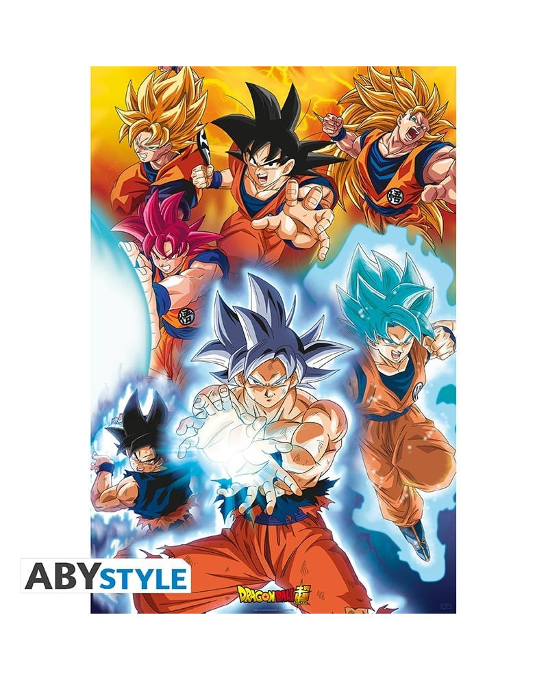 DRAGON  BALL SUPER - Transformations - Poster 91x61cm