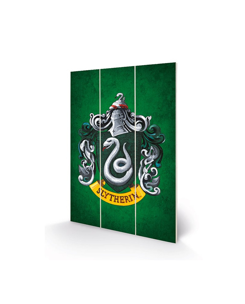 HARRY POTTER - Slytherin Crest - Wood Print 20x29.5