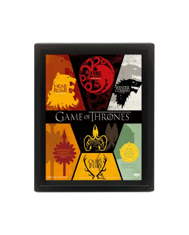 GAME OF THRONES - 3D Lenticular Poster 26X20 - Sigil