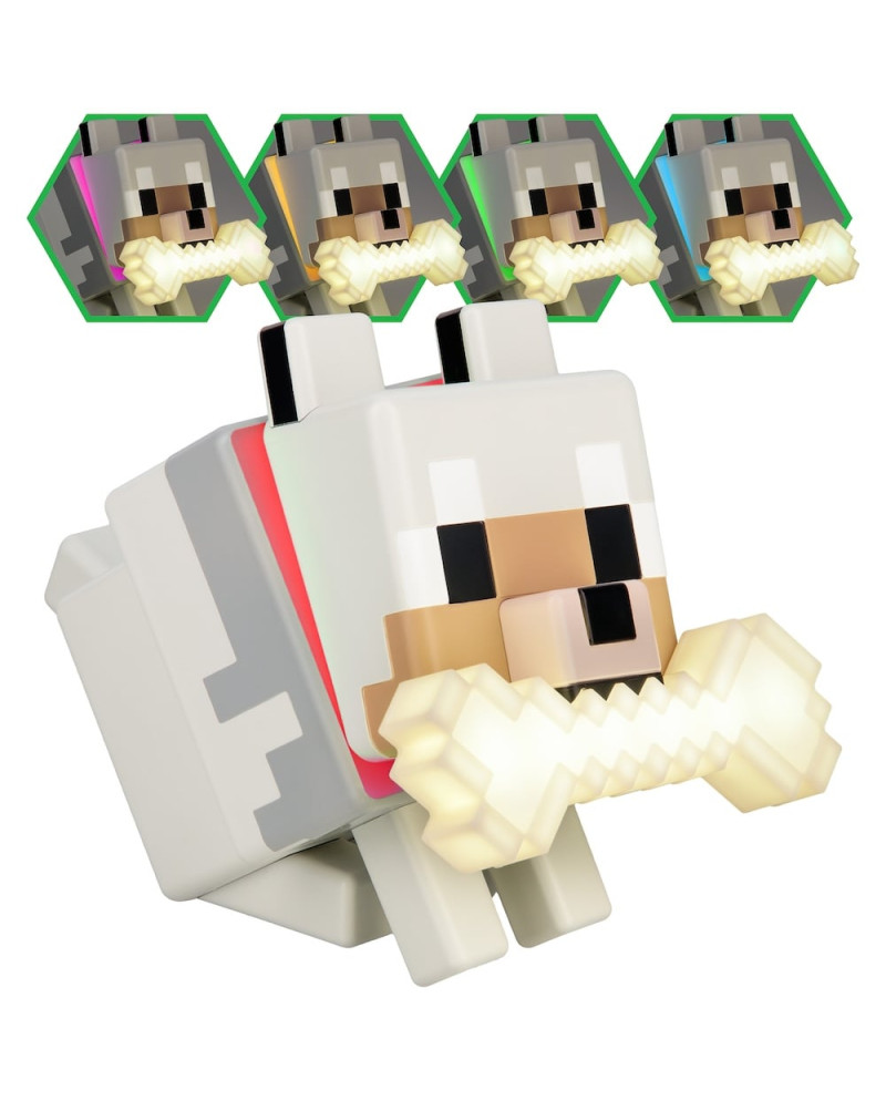 MINECRAFT - Wolf - GloBuddies Light 5,6inch