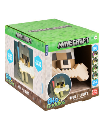 MINECRAFT - Wolf - GloBuddies Light 5,6inch