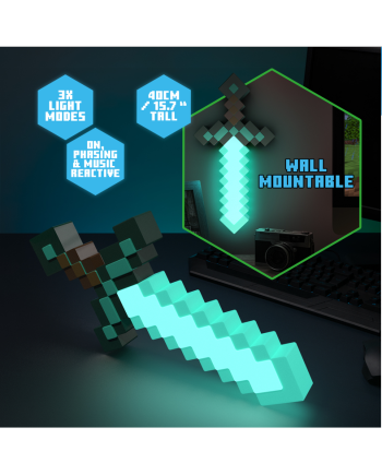 MINECRAFT - Diamond Sword - Light 40cm