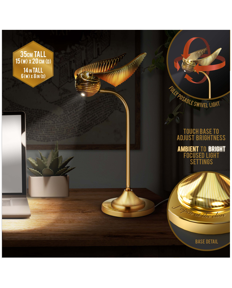 HARRY POTTER - Golden Snitch - Desk Light 36cm