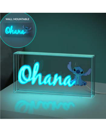 STITCH - Ohana - Led Neon Light 15.5x30.5cm