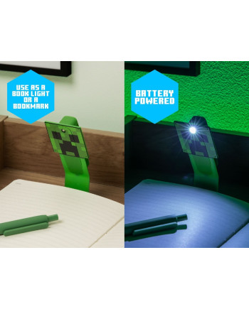 MINECRAFT - Creeper Book Light & Bookmark