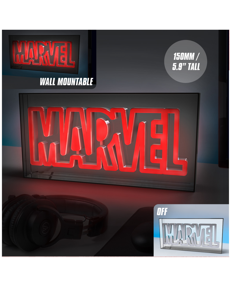 MARVEL - Logo - Led Neon Light 15.5x30.5cm