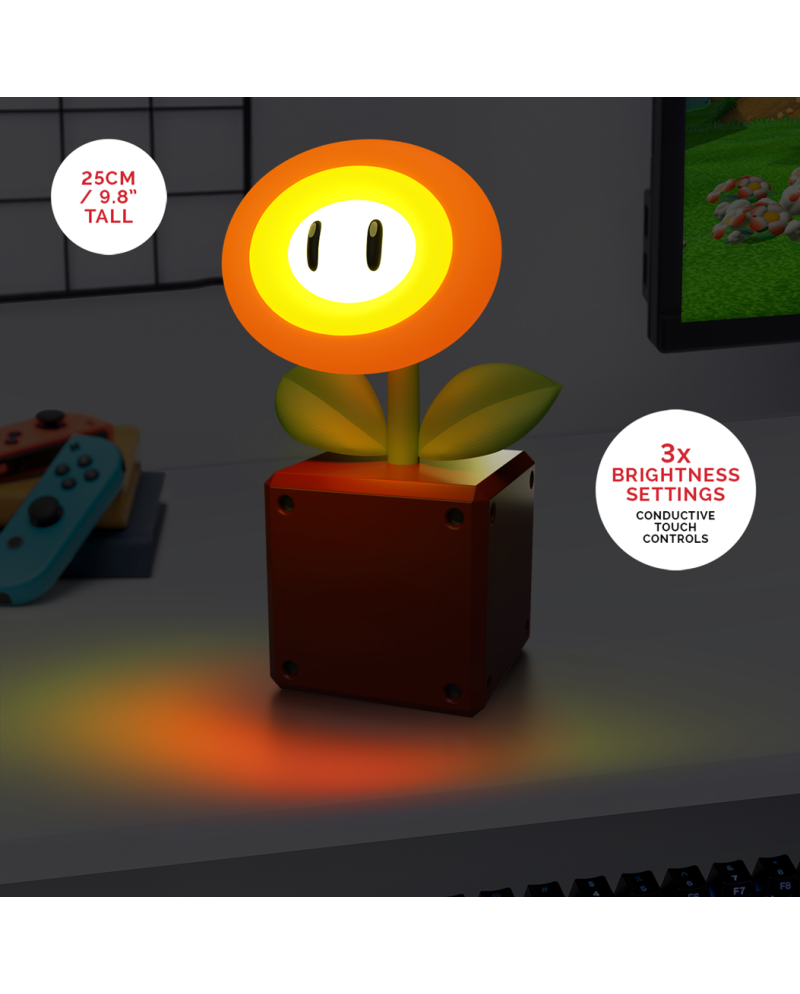 SUPER MARIO - Fire Flower - Décorative Light 10,6inch