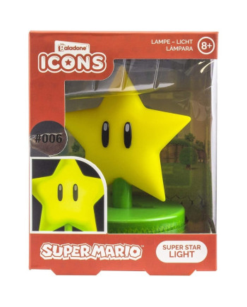 SUPER MARIO - Super Star - Icon Light 3.9inch