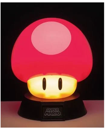 SUPER MARIO - Mushroom - Icon Light - 3.9inch