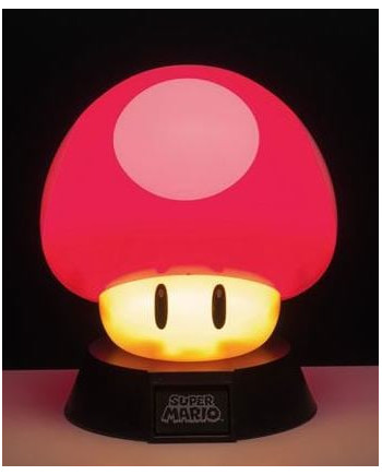 SUPER MARIO - Mushroom - Icon Light - 3.9inch