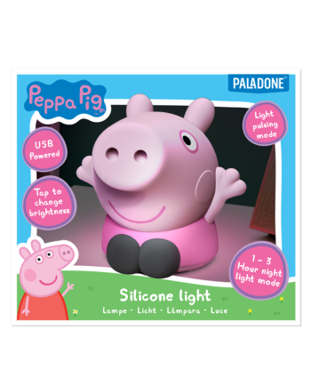 PEPPA PIG - 'SquishyGlo' Silicone Light Rechargeable 14cm