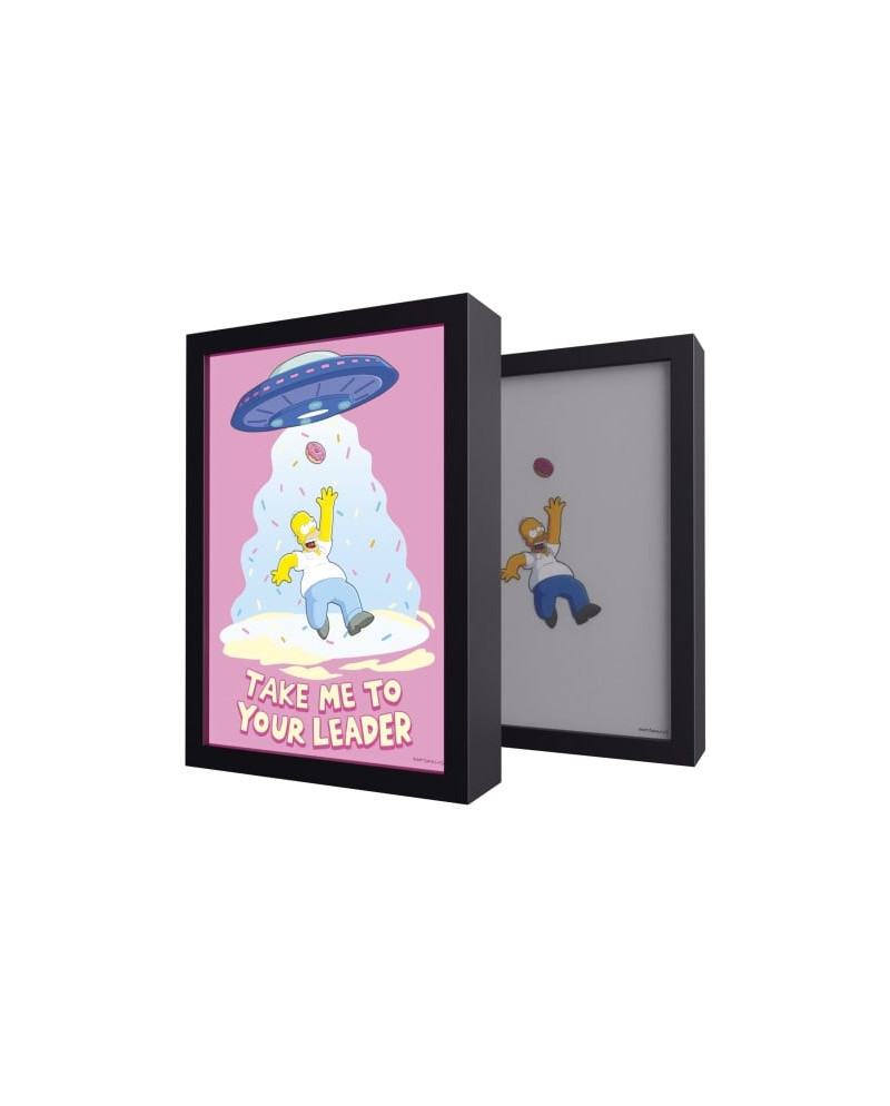 THE SIMPSONS - Homer - Framed LED Print 28x20x5cm