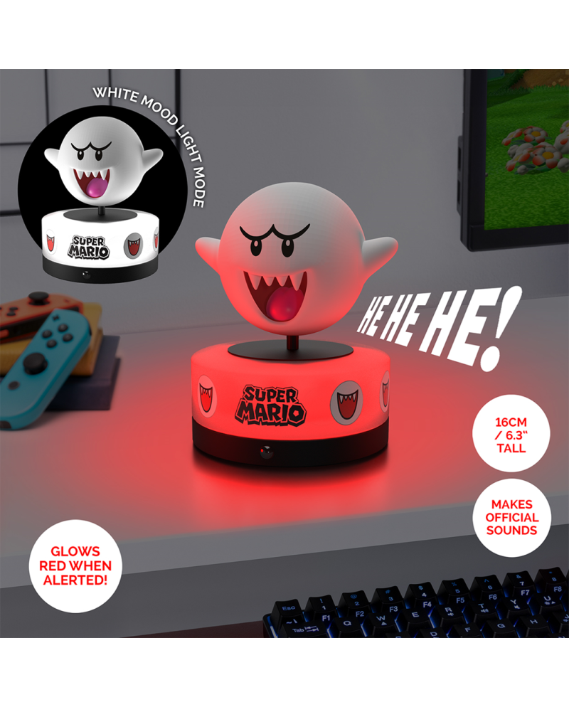 SUPER MARIO - Boo - Icon Lamp 4,3inch