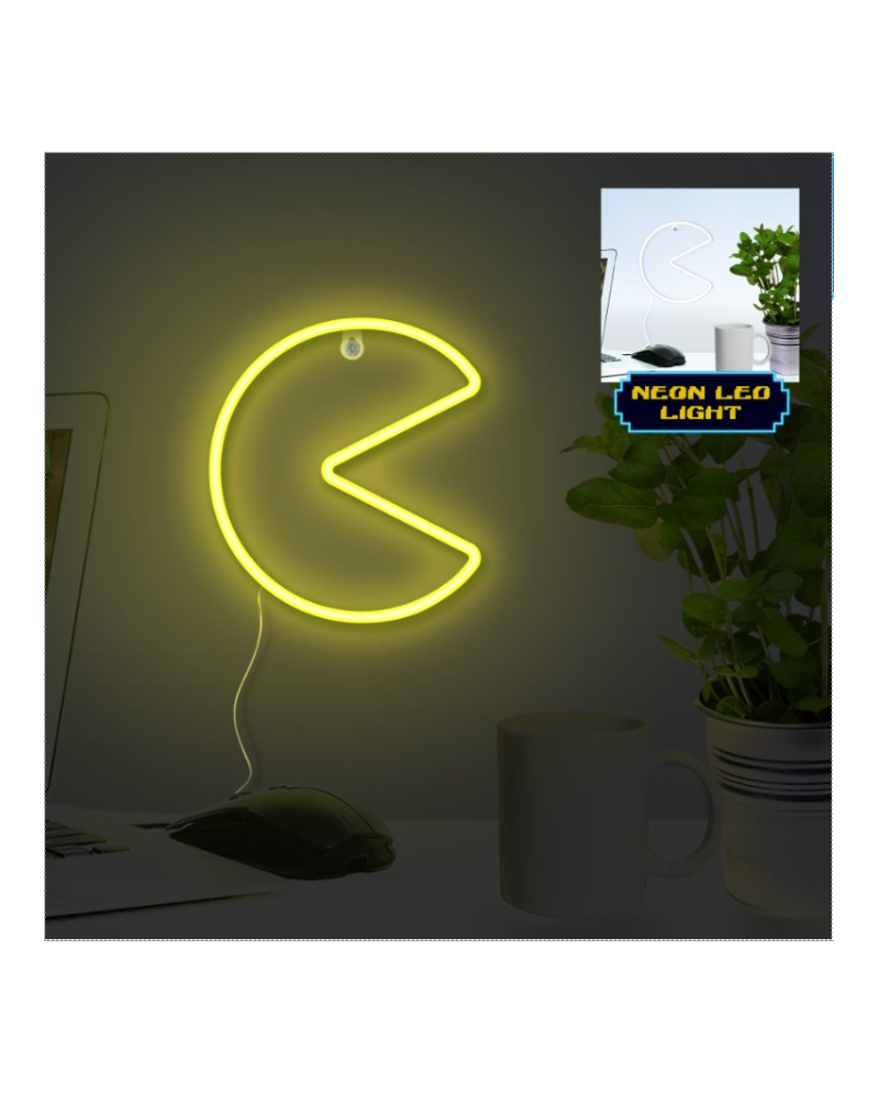 PAC MAN - Pac Man - Wall Mountable LED Neon Light