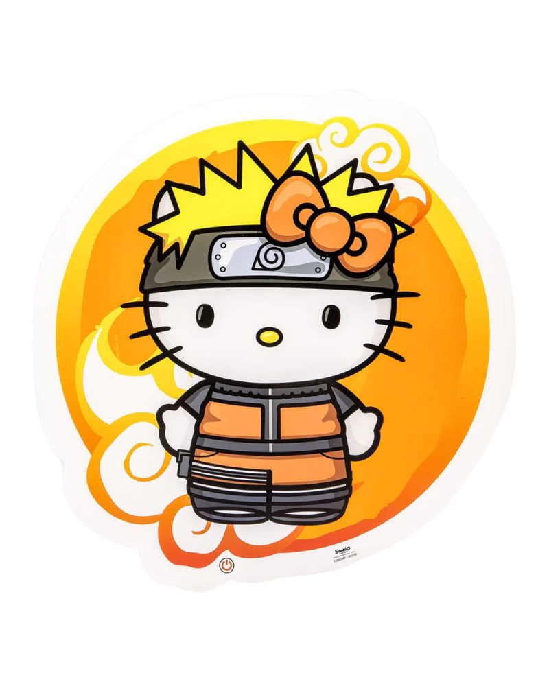 NARUTO x HELLO KITTY - Wall Light Led - 12inch