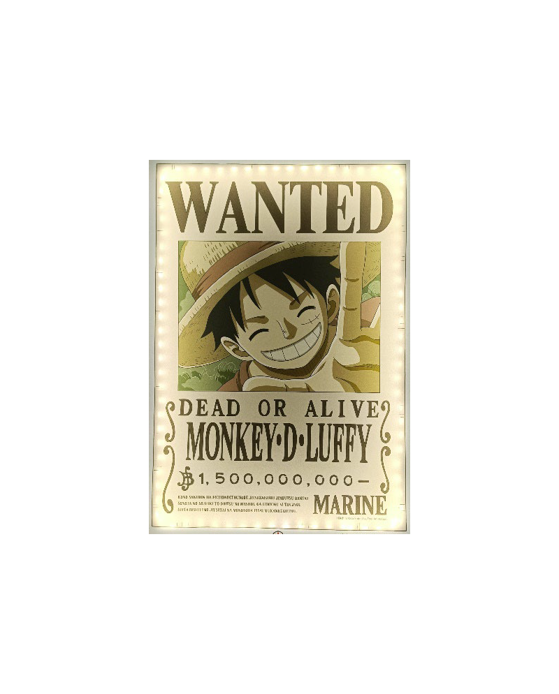 ONE PIECE - Luffy - Wall Light Led - 30 cm