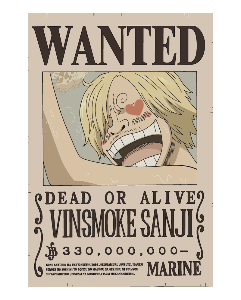 ONE PIECE - Sanji - Wall Light Led - 30 cm