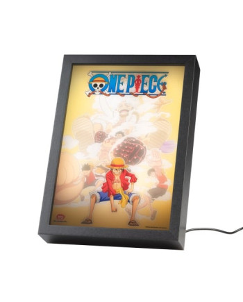 ONE PIECE - Luffy - Framed LED Print 28x20x5cm