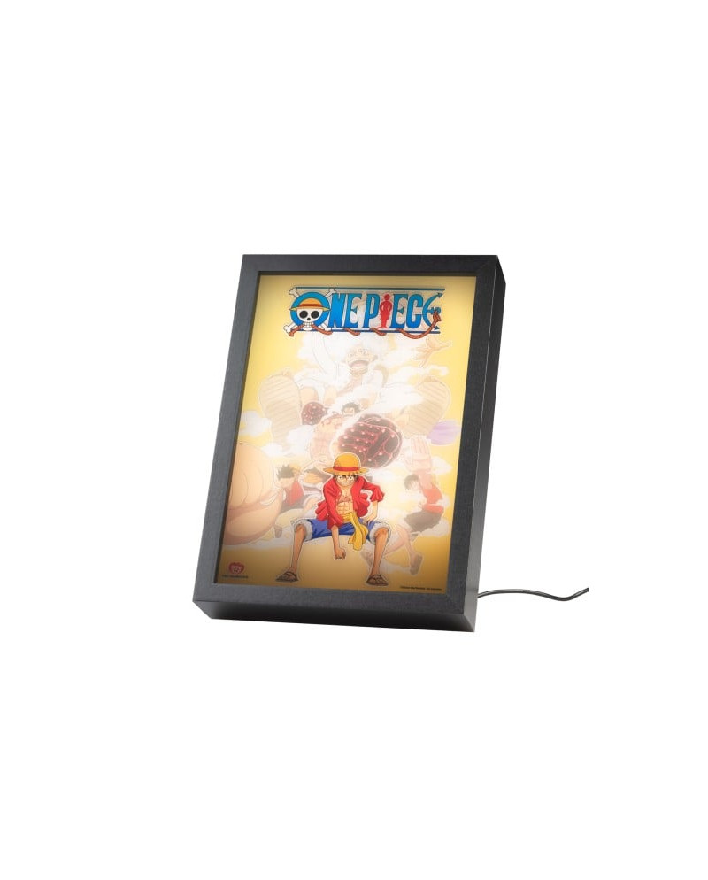 ONE PIECE - Luffy - Framed LED Print 28x20x5cm