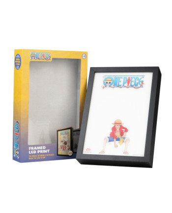 ONE PIECE - Luffy - Framed LED Print 28x20x5cm