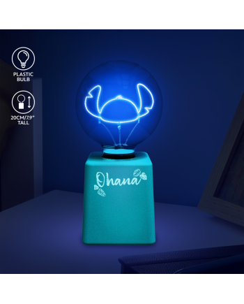 STITCH - Ohana - LED Neon Bulb Lamp 20cm