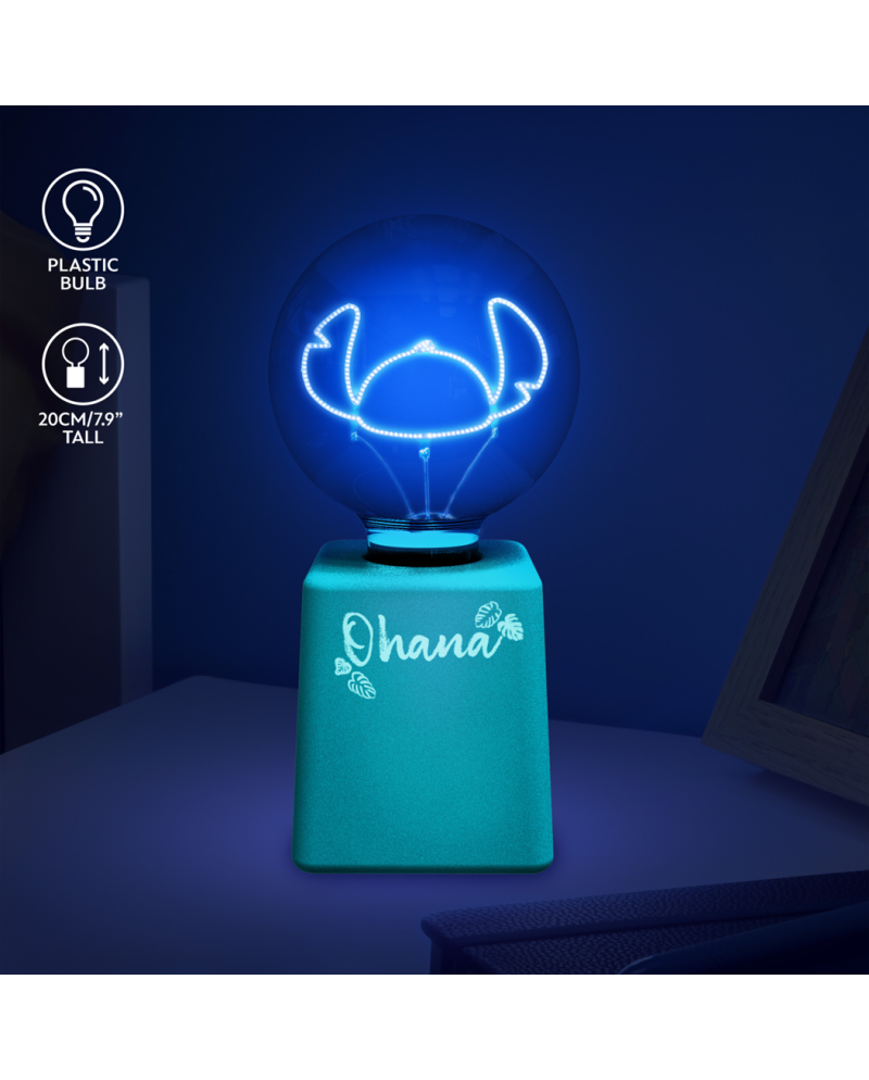 STITCH - Ohana - LED Neon Bulb Lamp 20cm