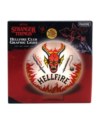 STRANGER THINGS - Hellfire Club Graphic Light 20cm